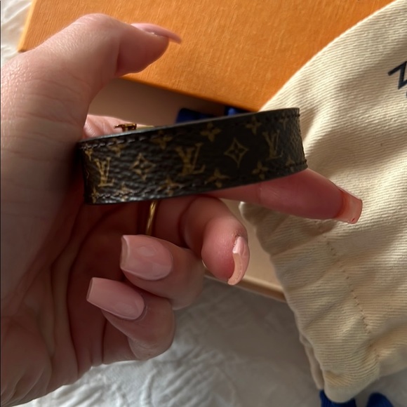 Women’s Louis Vuitton Leather Monogram Bracelet - Picture 4 of 4